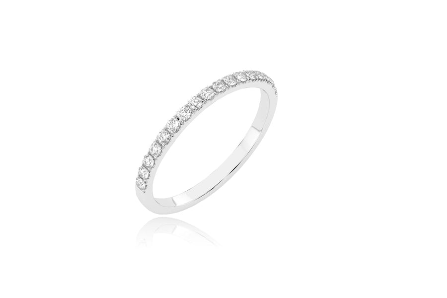 Auksinis žiedas su deimantais