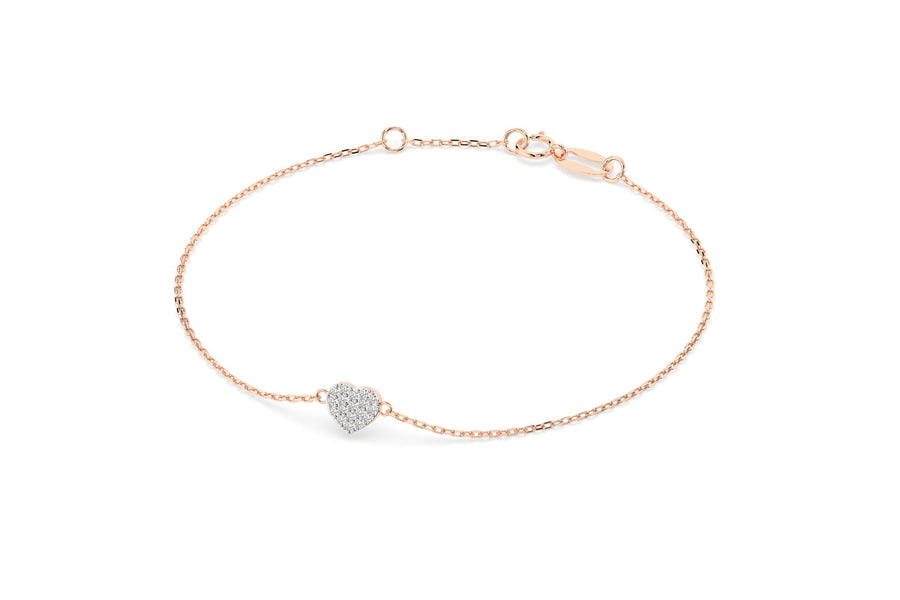 Auksinė apyrankė su deimantais