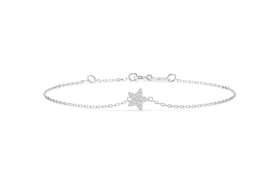 Auksinė apyrankė su deimantais