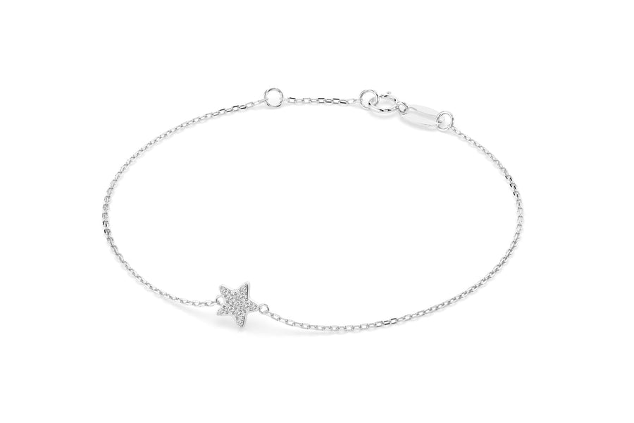 Auksinė apyrankė su deimantais