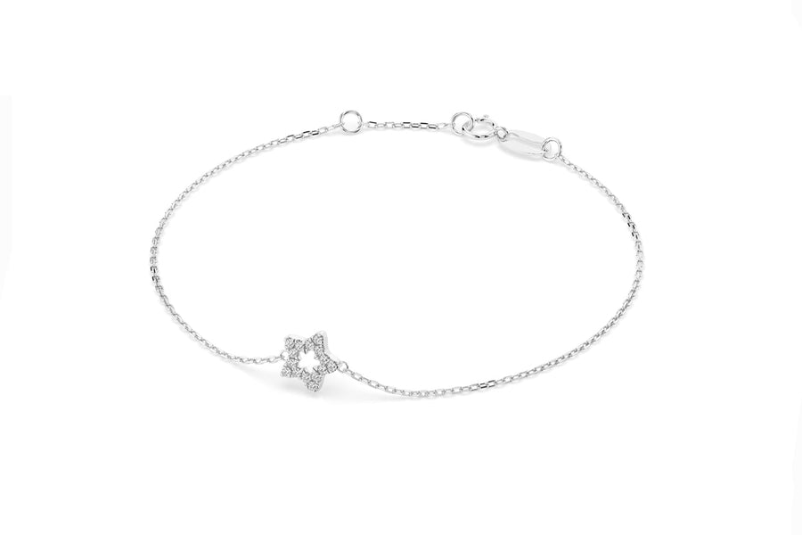 Auksinė apyrankė su deimantais