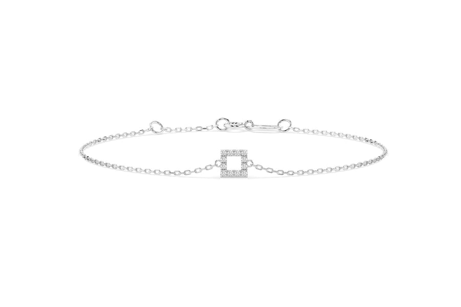 Auksinė apyrankė su deimantais