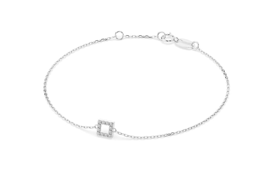 Auksinė apyrankė su deimantais