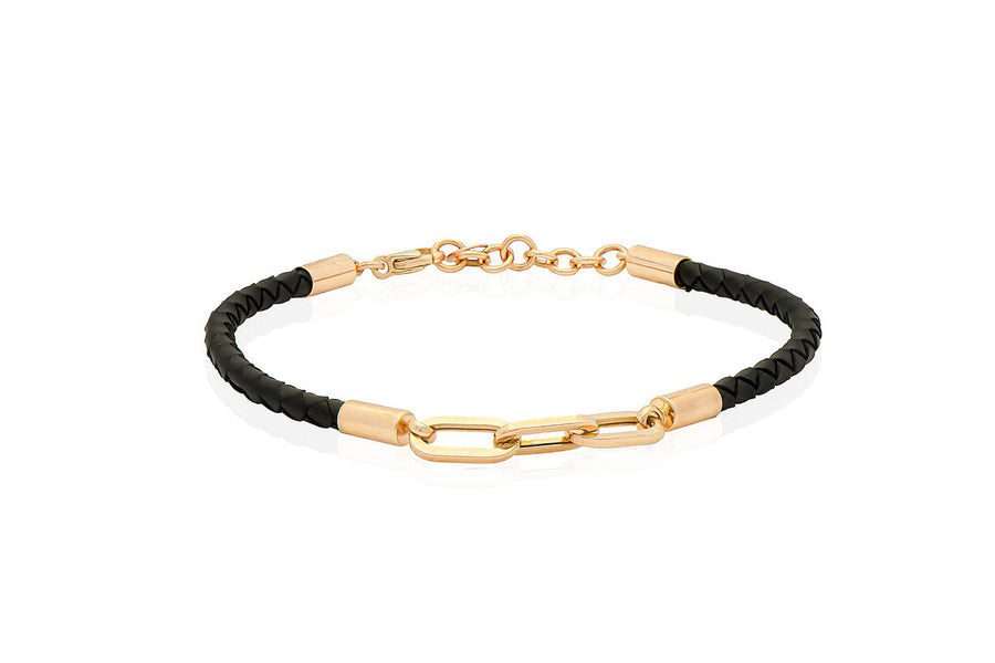 Odinė apyrankė su auksu