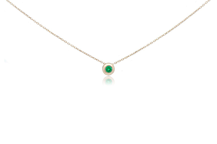 Auksinė grandinėlė su cirkonio pakabuku