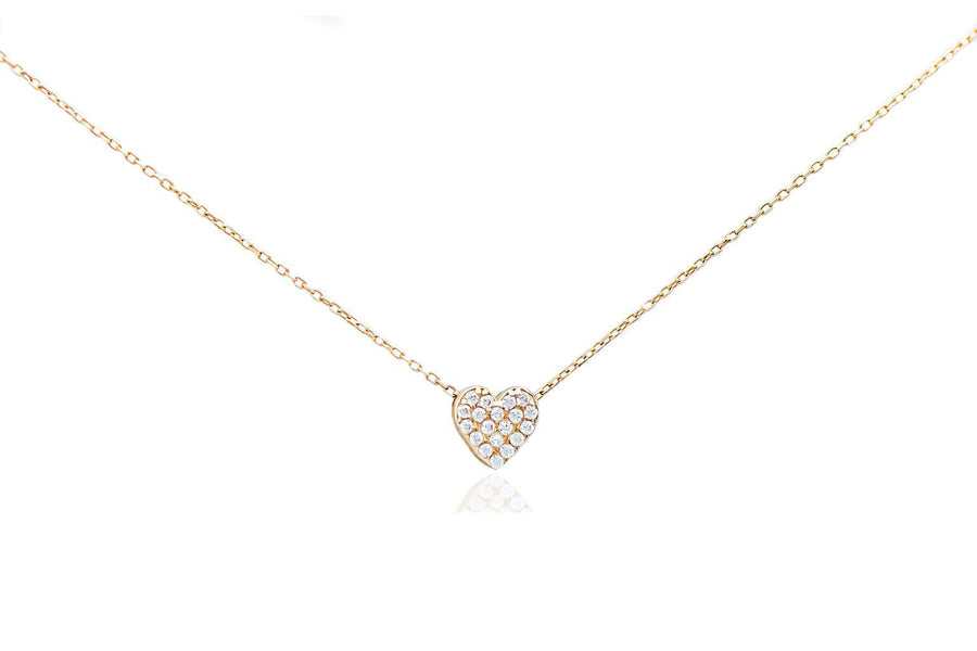 Auksinė grandinėlė su cirkonio pakabuku