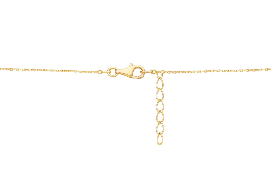 Auksinė grandinėlė su emalės pakabukais