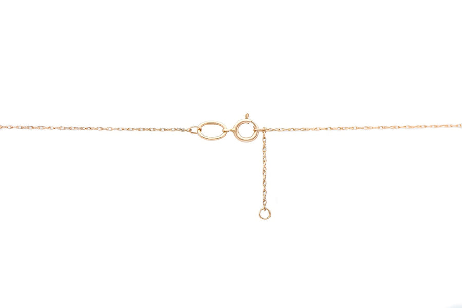 Auksinė grandinėlė su perlamutro pakabuku