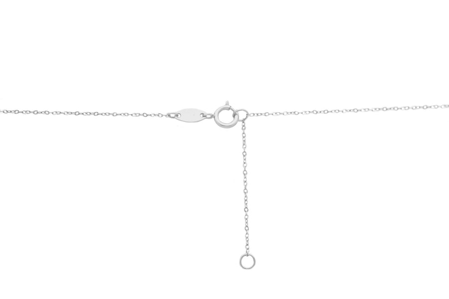 Balto aukso grandinėlė su kultivuotu perlu