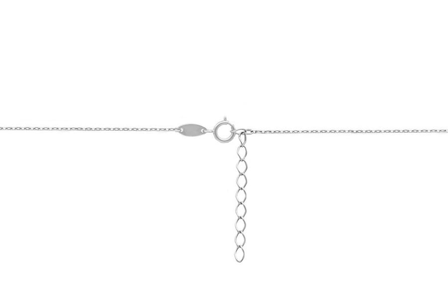 Balto aukso grandinėlė su pakabuku