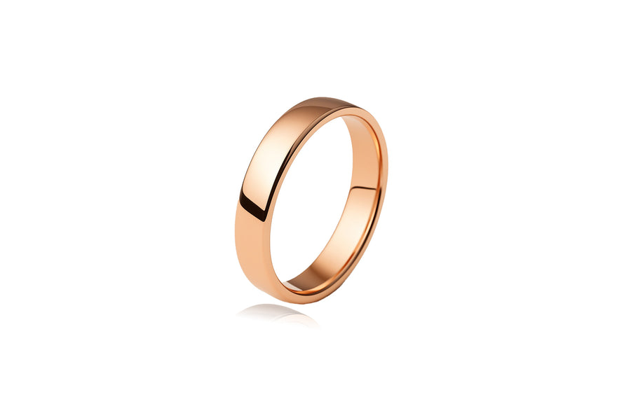 Auksinis vestuvinis žiedas 6 mm su komfortu