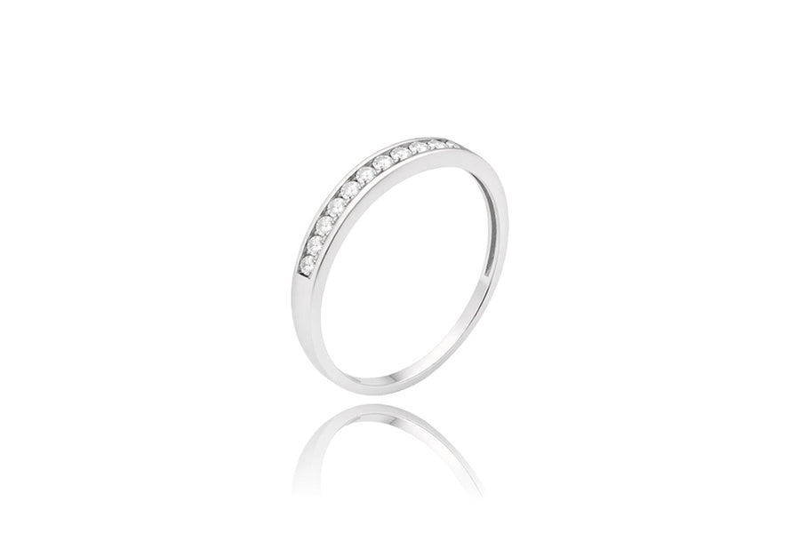 Auksinis žiedas su cirkoniais