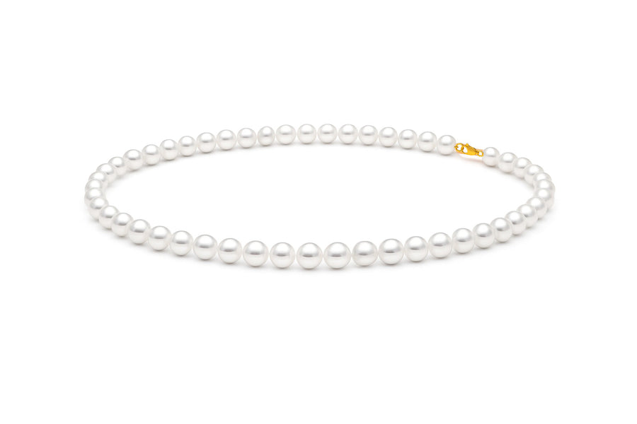 Perlų grandinėlė su auksu