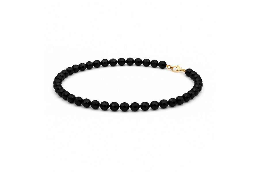 Perlų grandinėlė su auksu